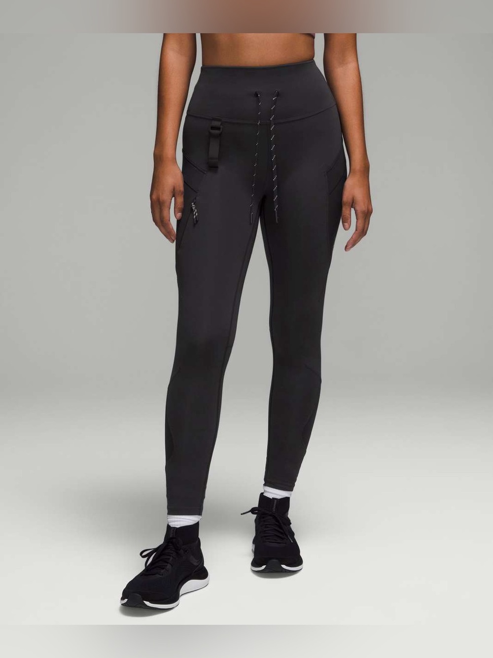 NWT Lululemon Cargo Super-High-Rise Hiking Tight 25" in Black— Size 4